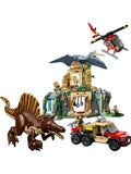 LEGO Jurassic World Spinosaurus and Quetzalcoatlus air mission set - British product