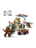 LEGO Jurassic World Spinosaurus and Quetzalcoatlus air mission set - British product