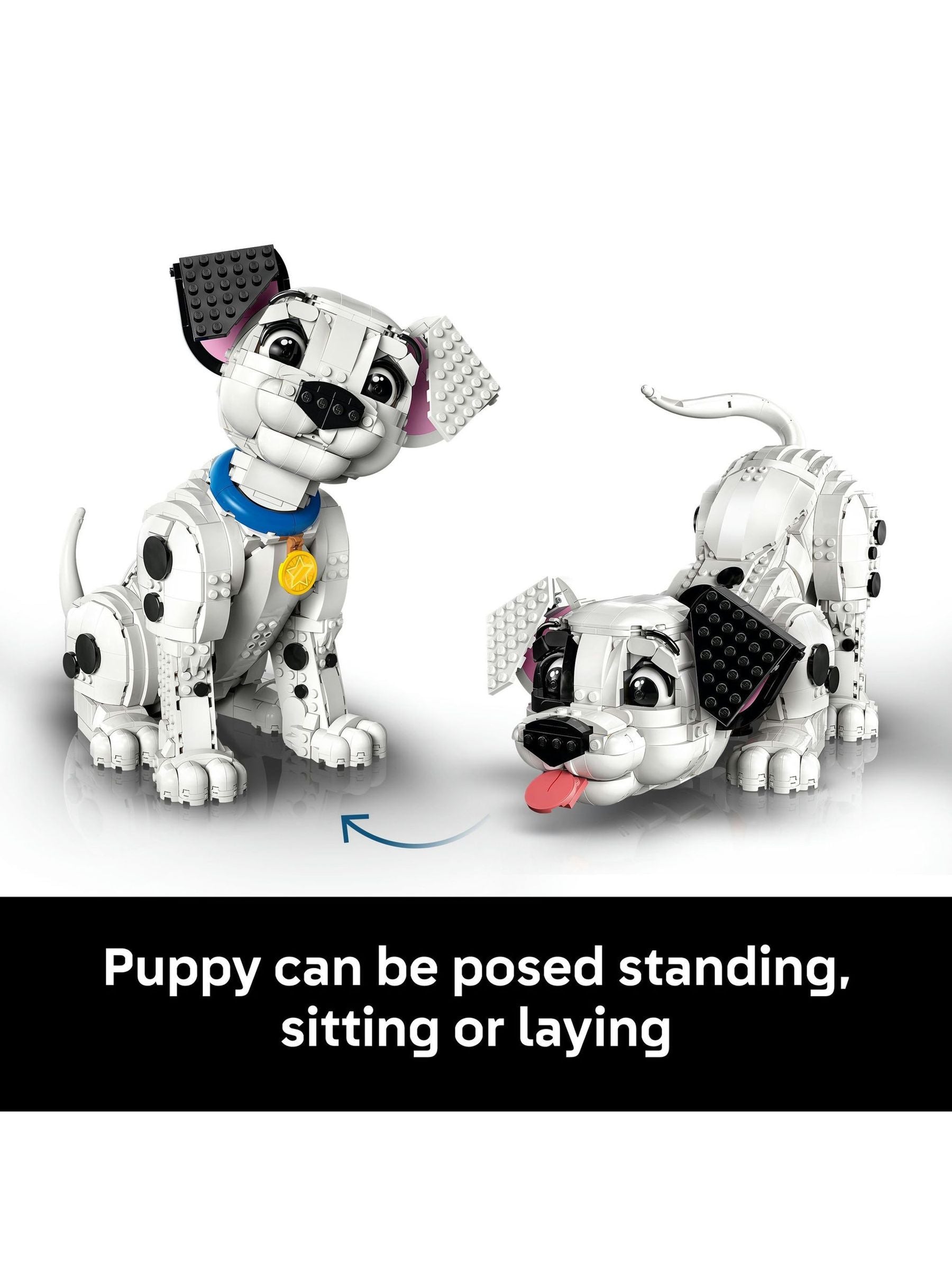 LEGO Disney 101 Dalmatians puppy building set 1722 pieces (British brand)