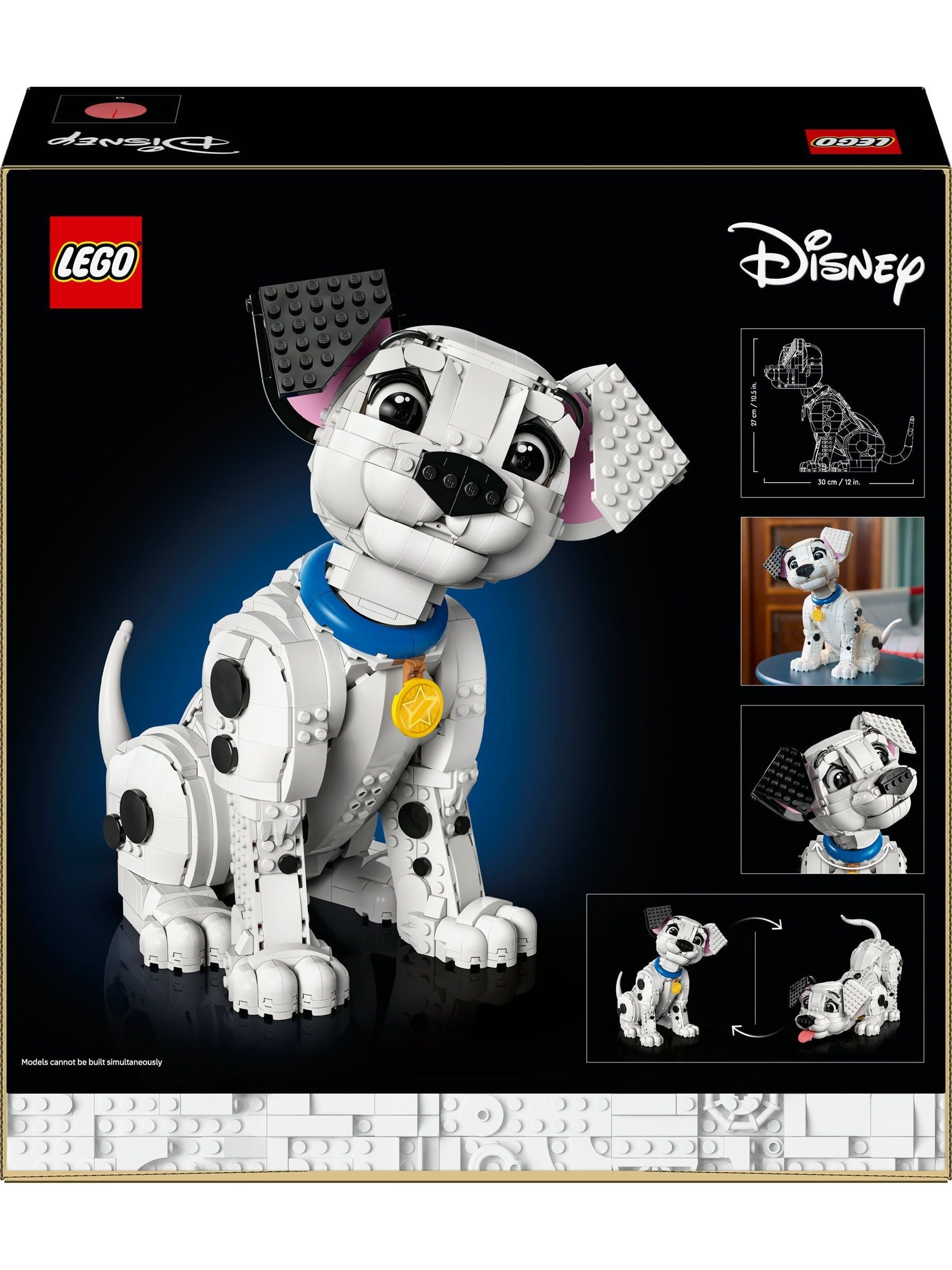 LEGO Disney 101 Dalmatians puppy building set 1722 pieces (British brand)