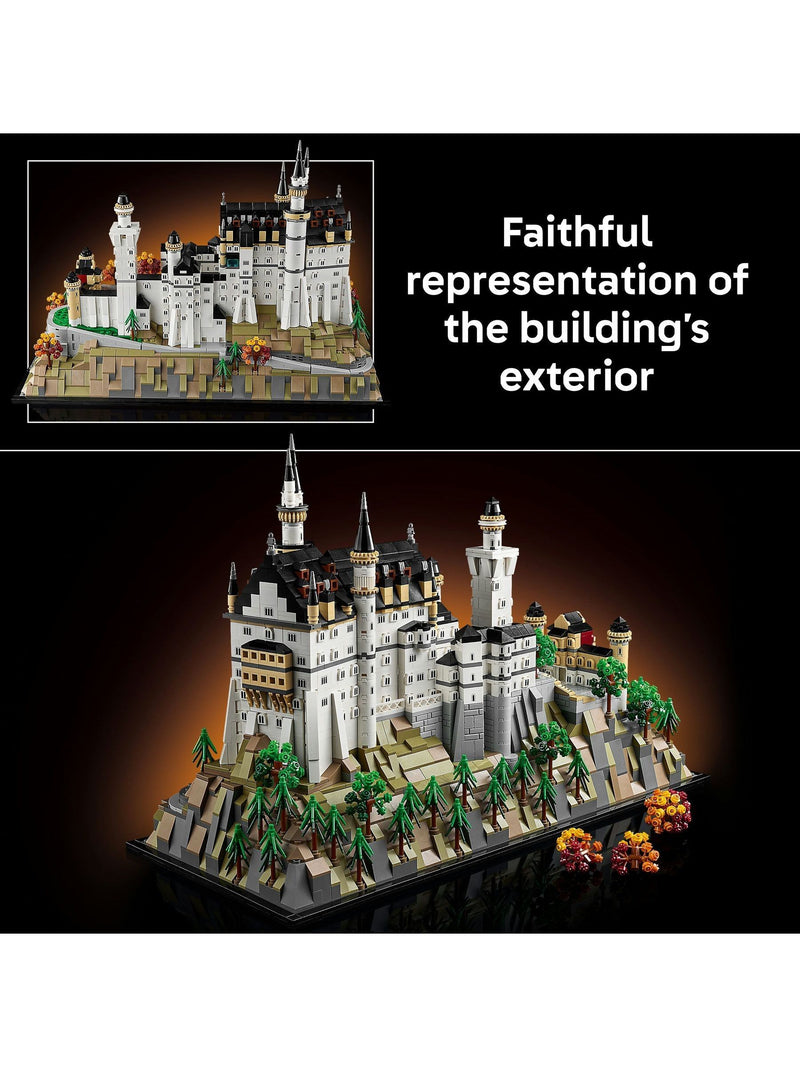 LEGO Architecture Neuschwanstein Castle model set 21063 (British brand)
