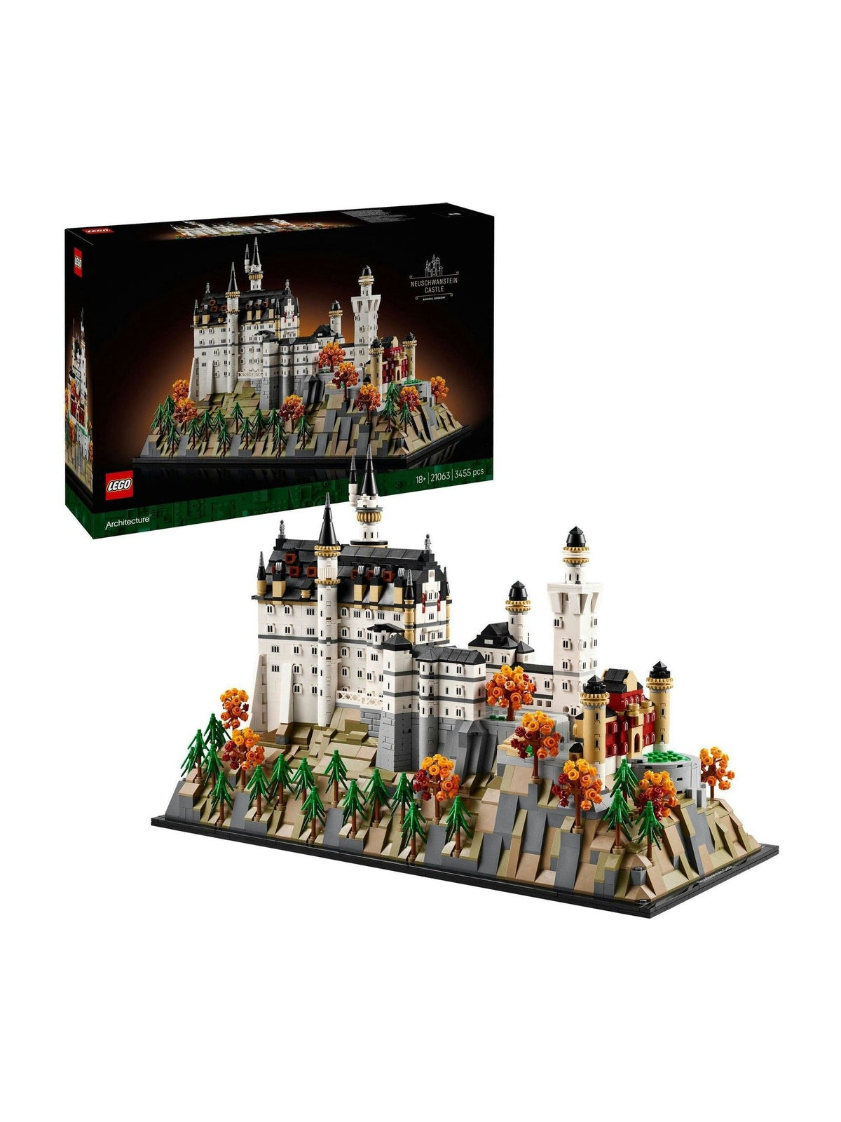 LEGO Architecture Neuschwanstein Castle model set 21063 (British brand)