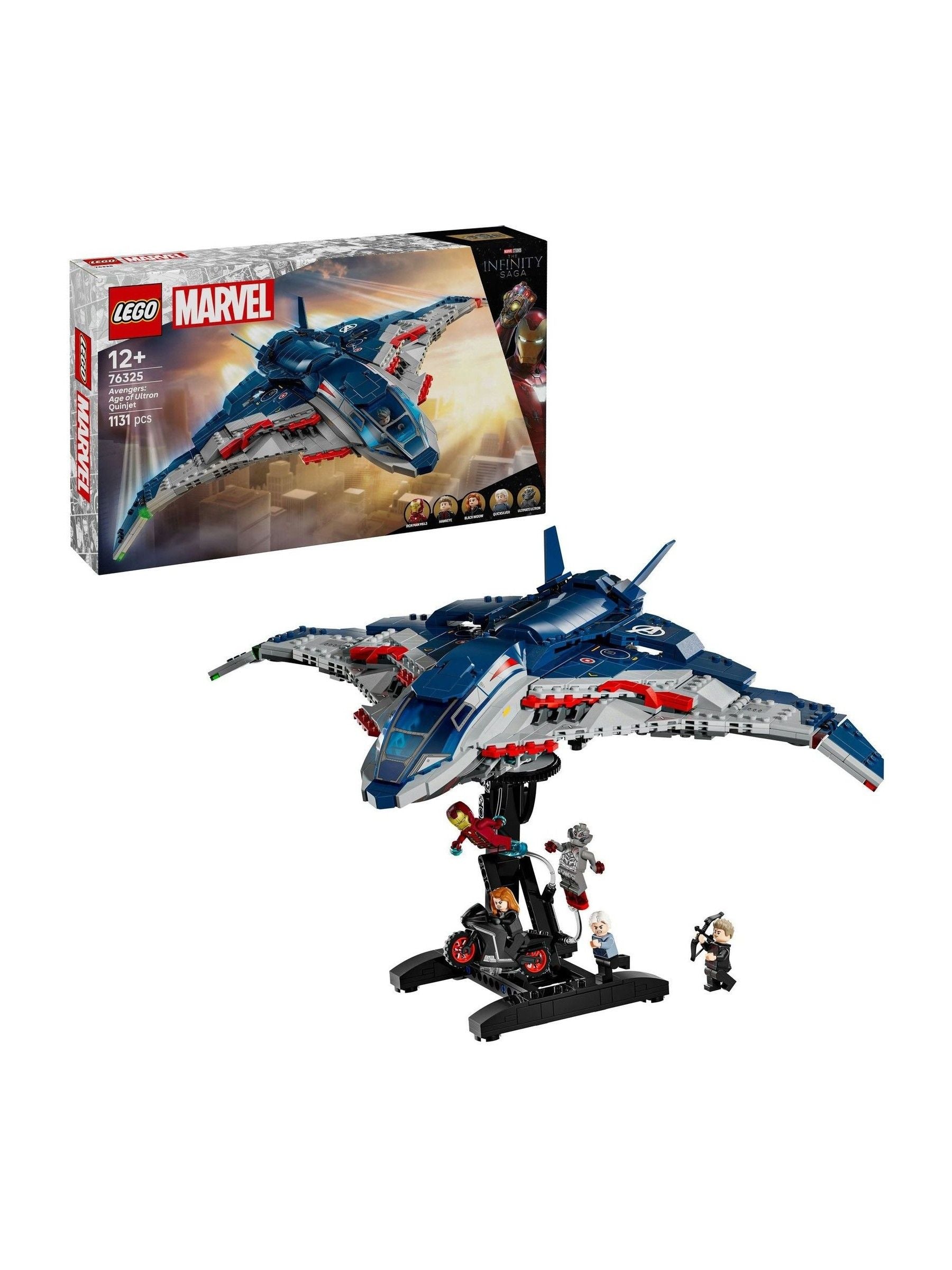 LEGO Marvel Quinjet set 76325, UK version