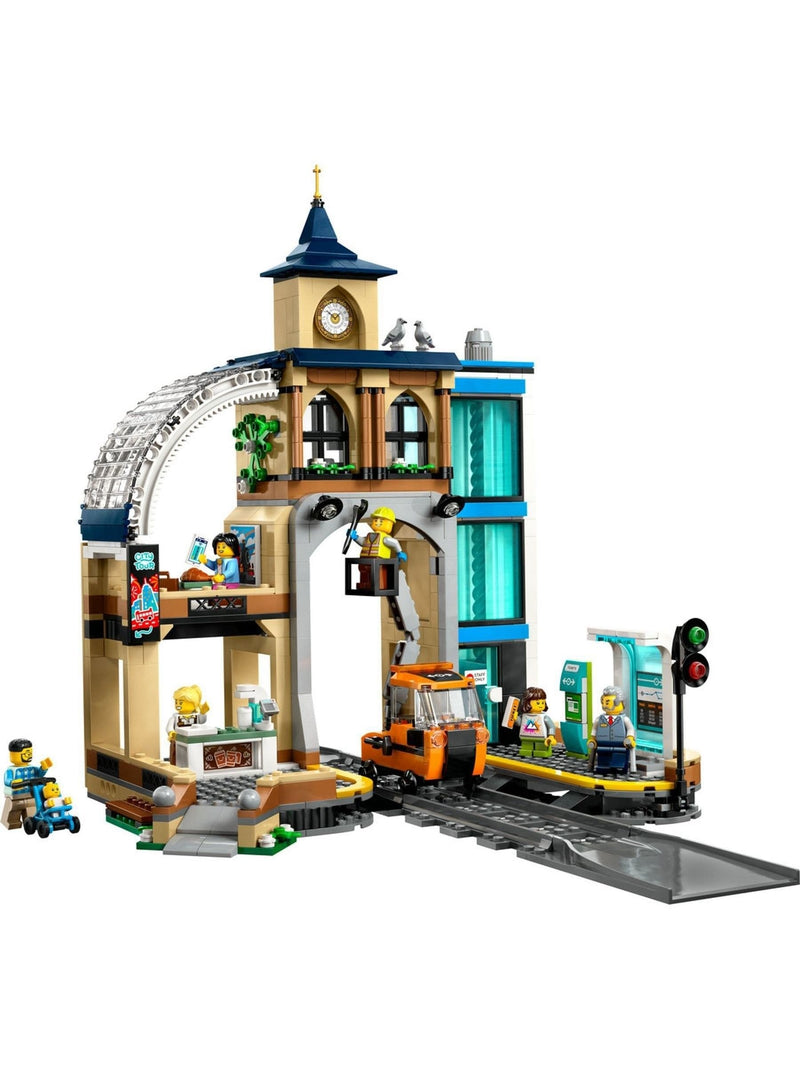 LEGO City train station set 60469 construction toy, UK version