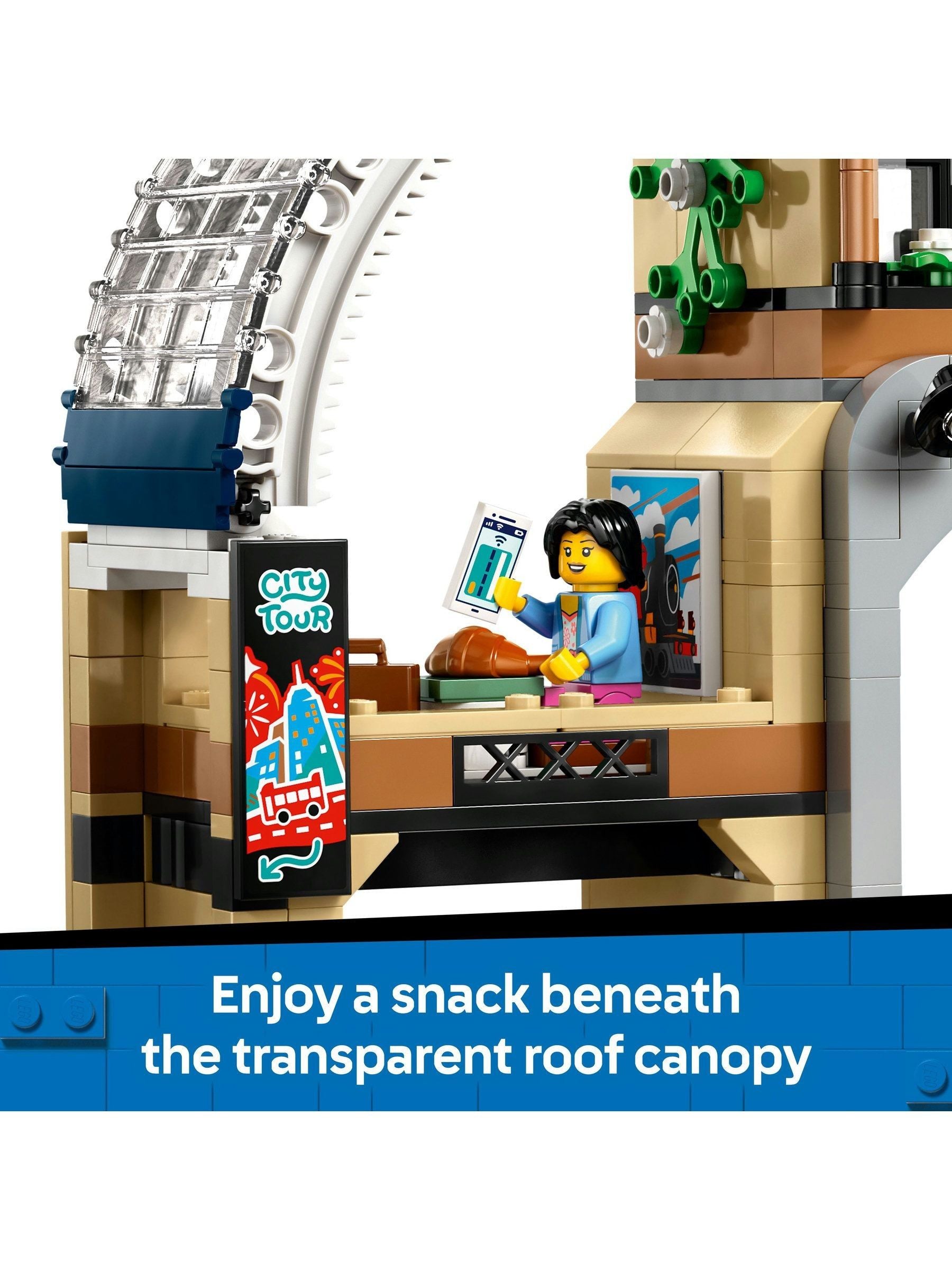 LEGO City train station set 60469 construction toy, UK version