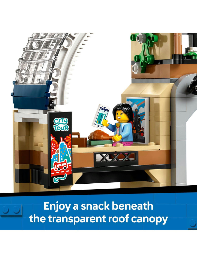 LEGO City train station set 60469 construction toy, UK version