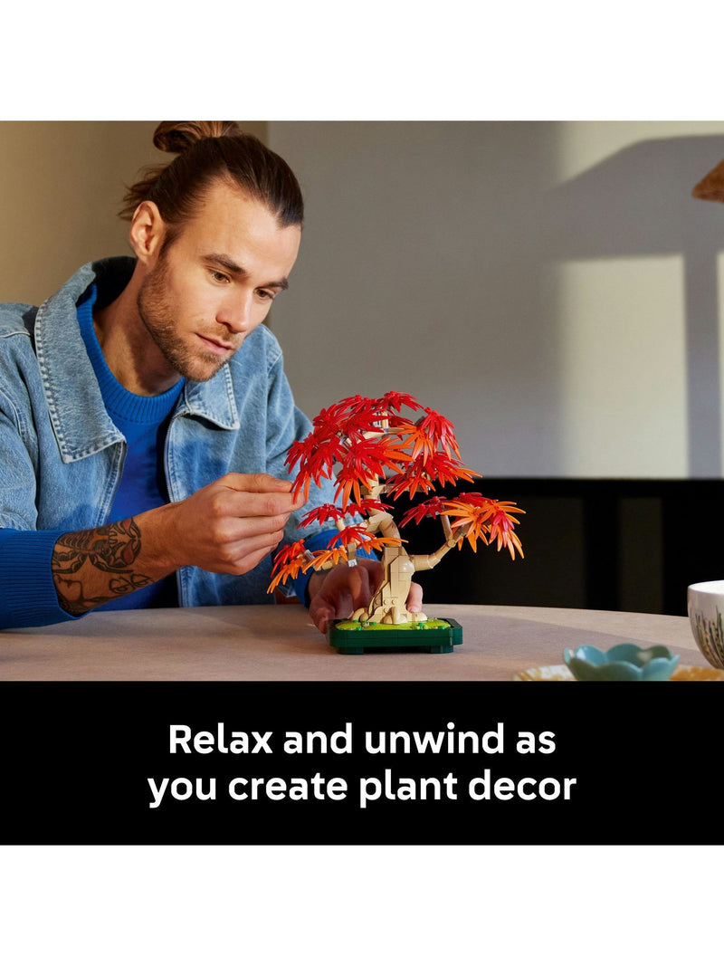 LEGO Botanicals Japanese Red Maple Bonsai Tree set - British product
