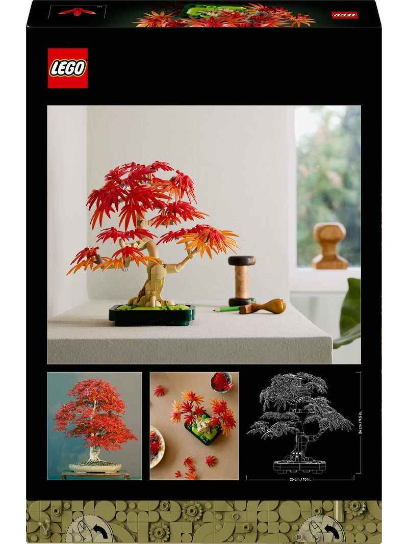 LEGO Botanicals Japanese Red Maple Bonsai Tree set - British product