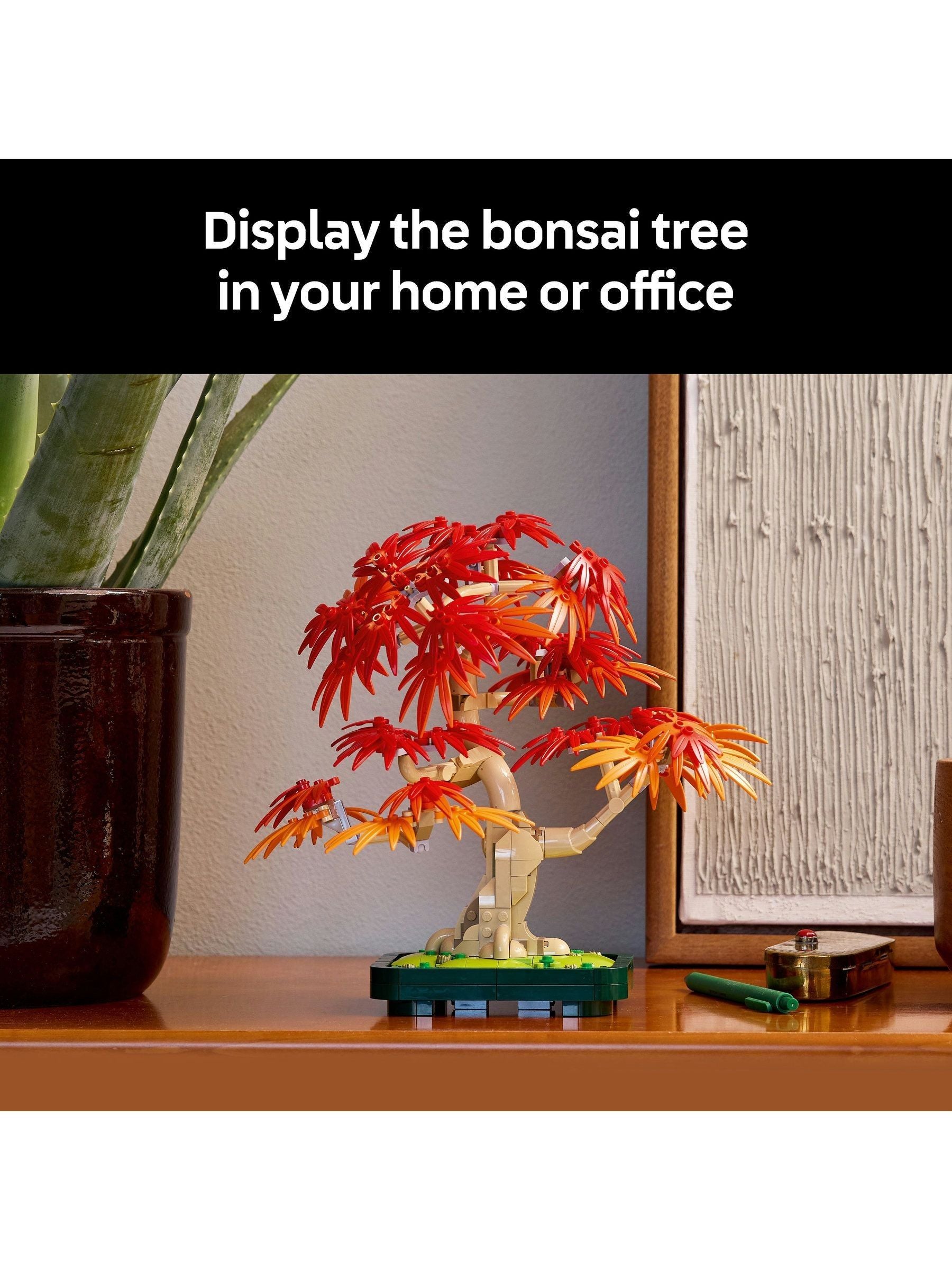LEGO Botanicals Japanese Red Maple Bonsai Tree set - British product