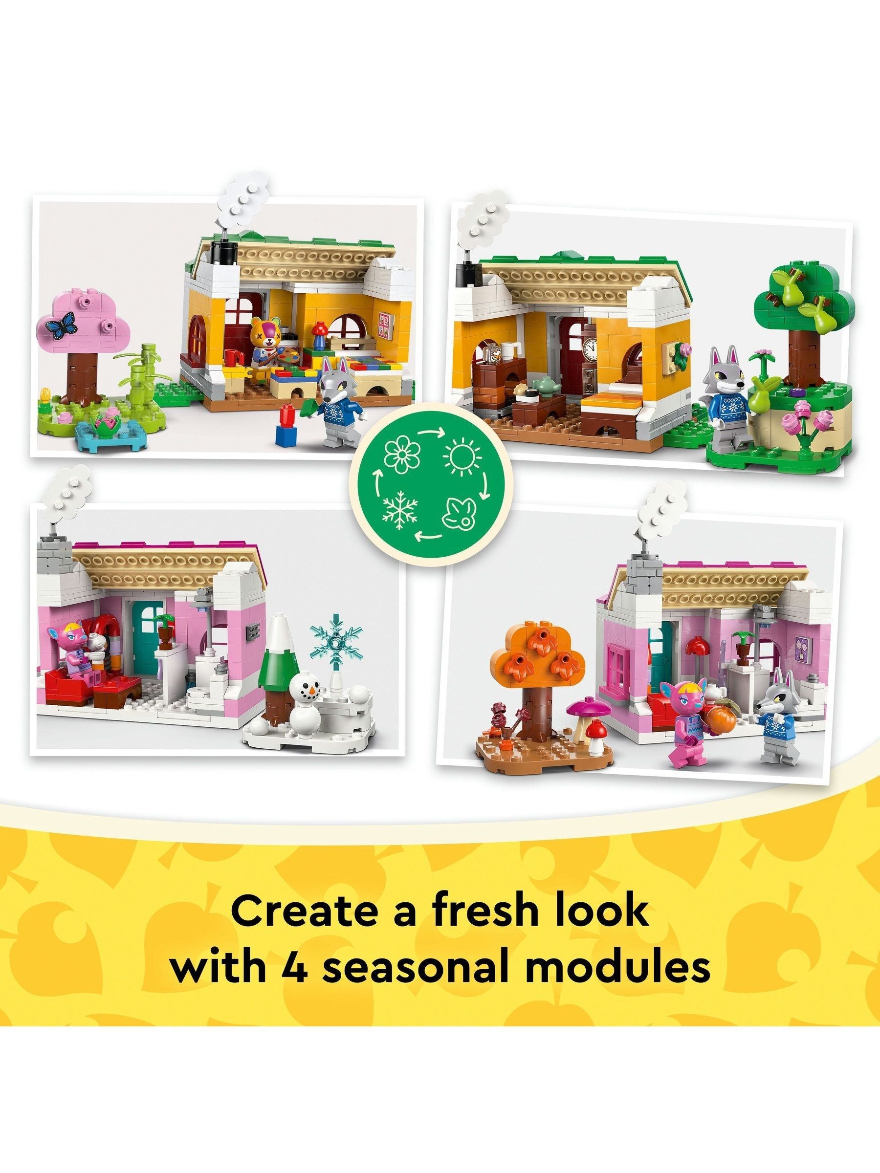 LEGO Animal Crossing building set 77057 creative houses (British brand)
