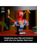 LEGO Iron Spider-Man bust building set 26cm, UK version