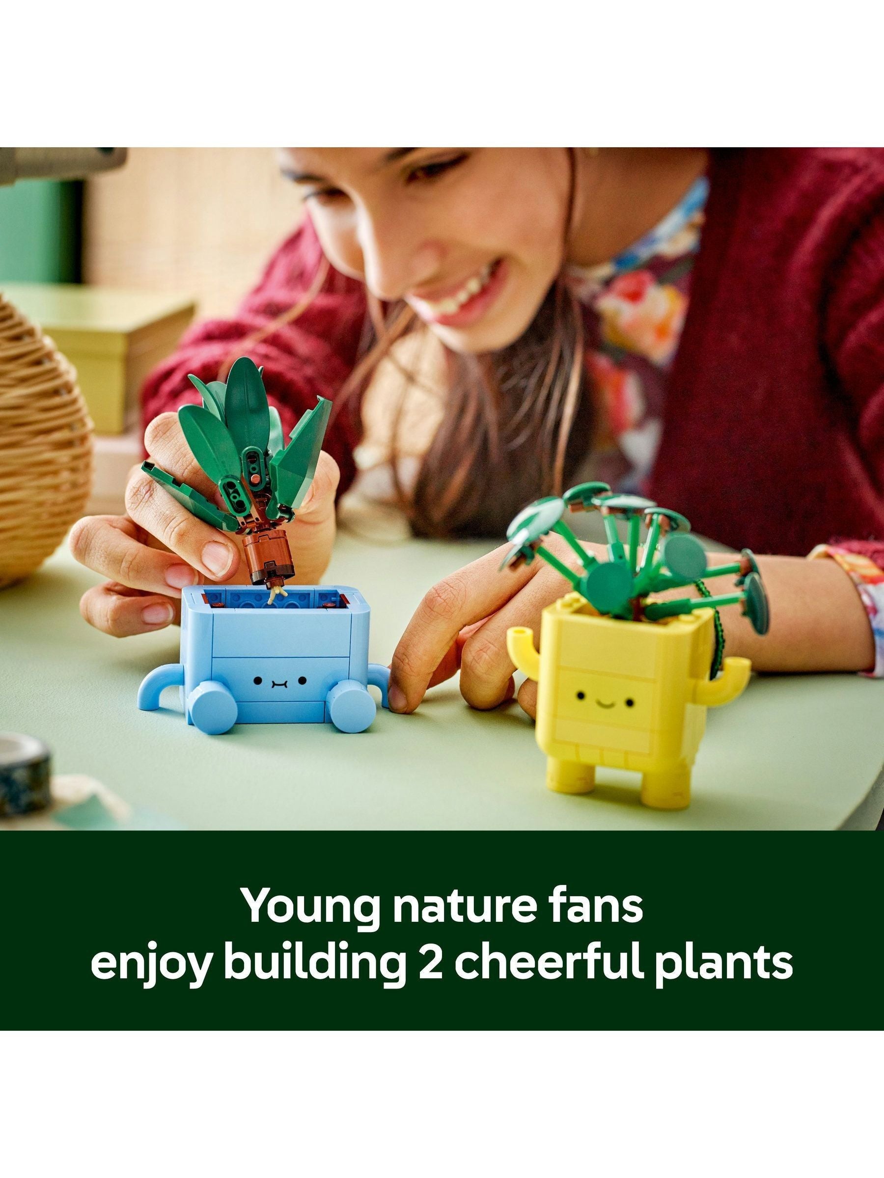 LEGO Botanicals Happy Plants building set 217 pieces, imported from the UK