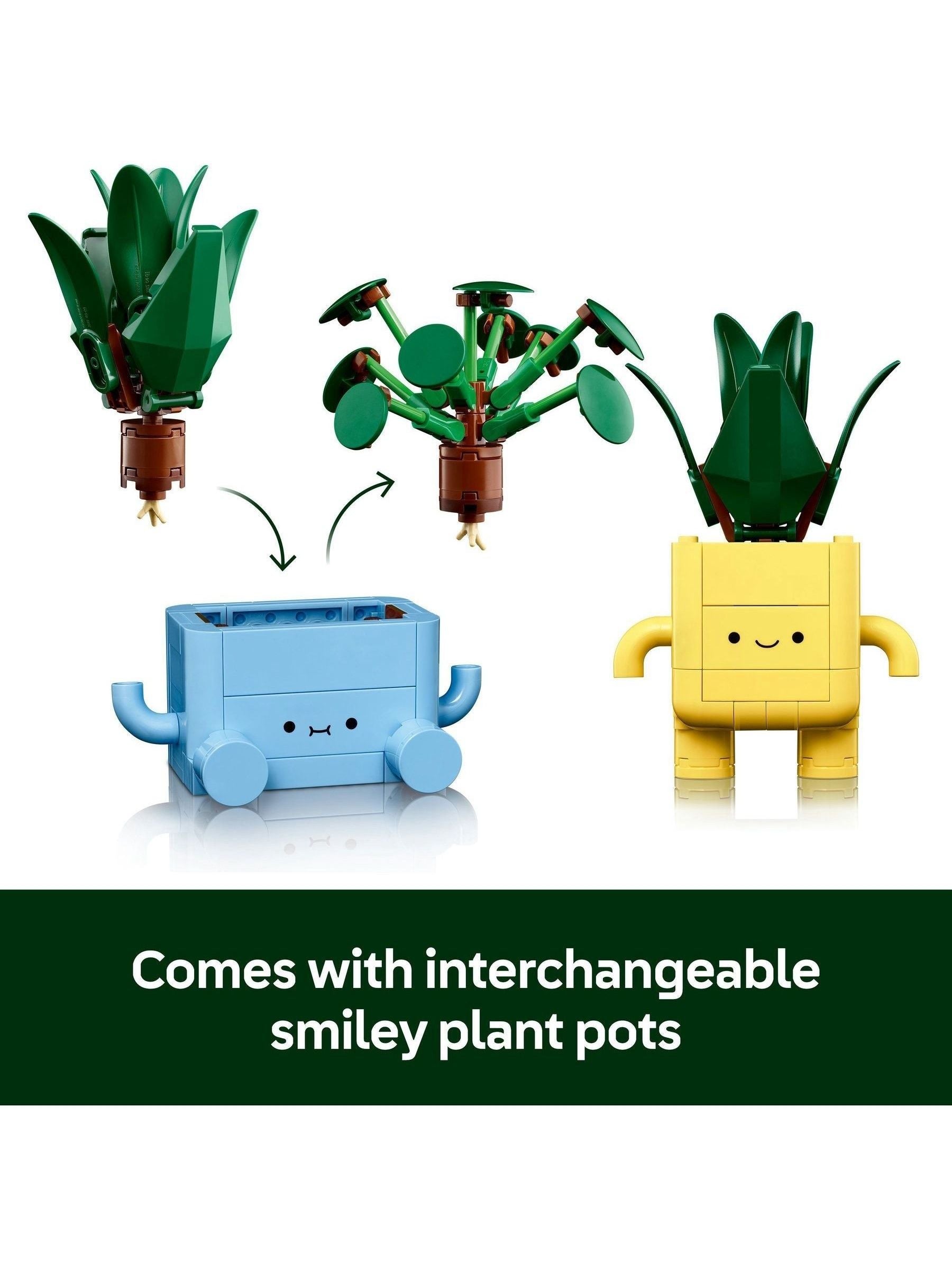 LEGO Botanicals Happy Plants building set 217 pieces, imported from the UK