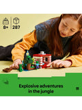 LEGO Minecraft TNT Jungle House toy with figures, UK version