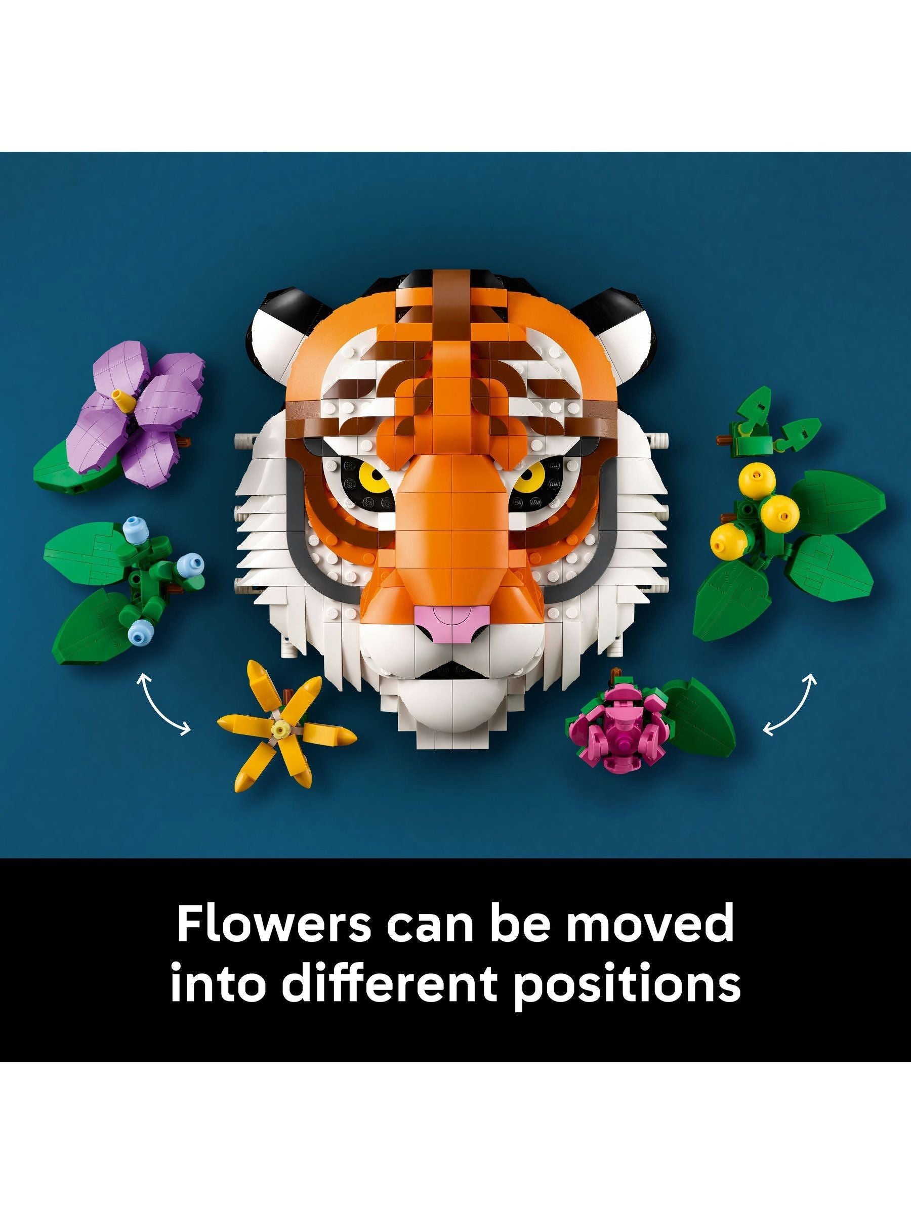 LEGO Art Tiger building set 26cm - British product