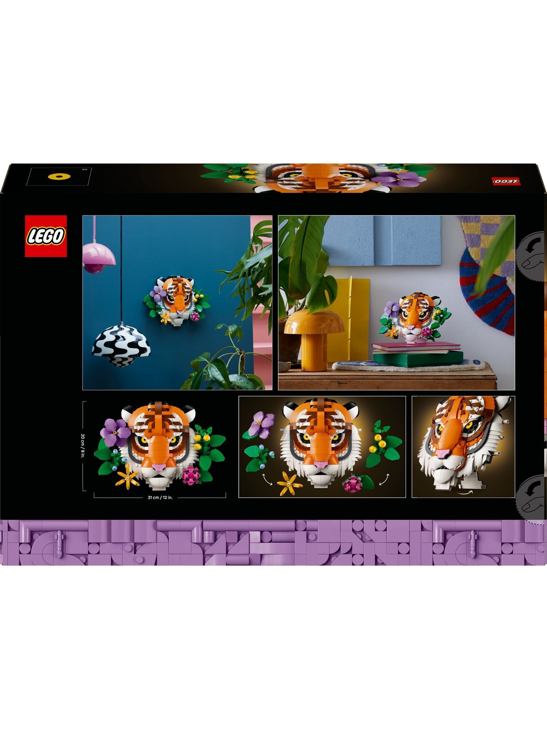 LEGO Art Tiger building set 26cm - British product