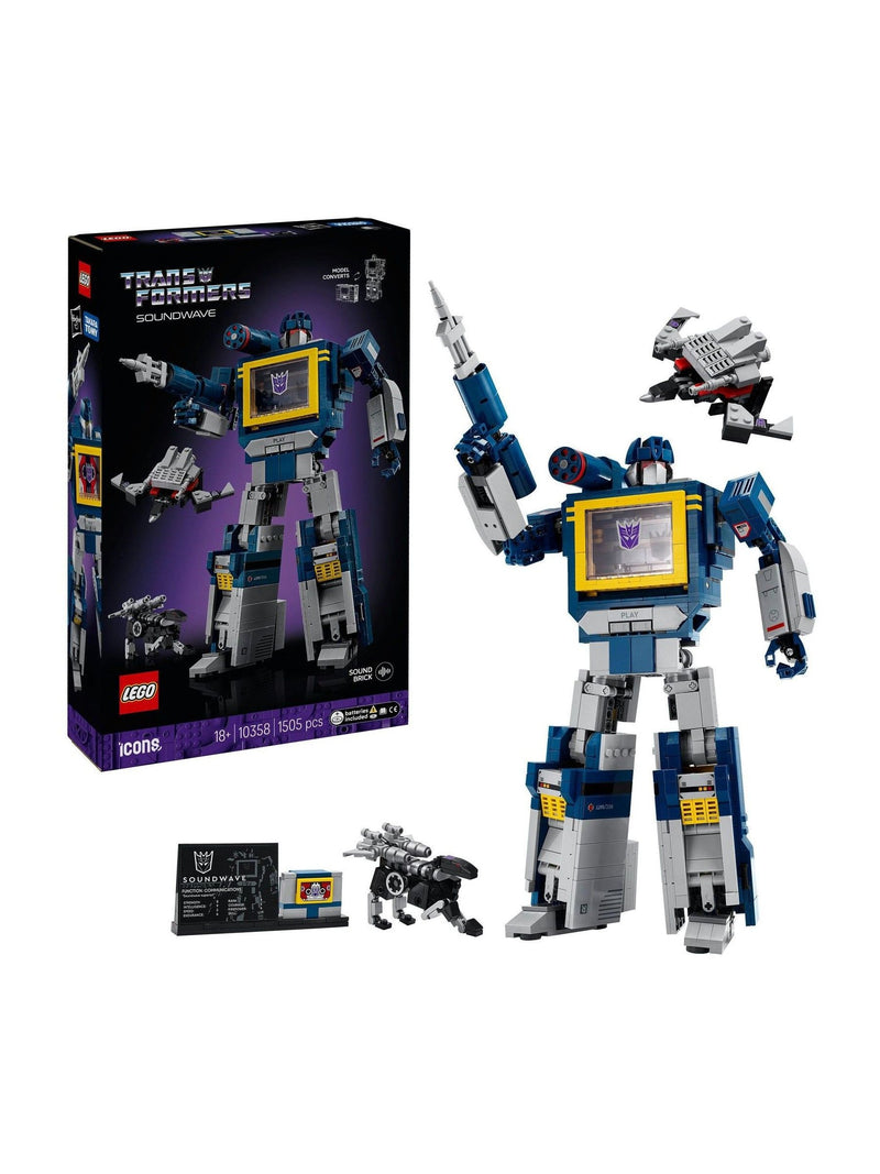 Lego Transformers Soundwave adult building set - British product