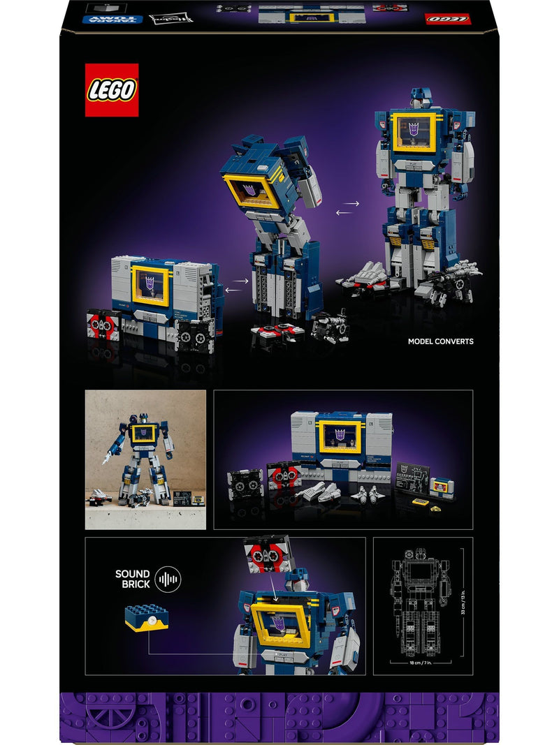 Lego Transformers Soundwave adult building set - British product