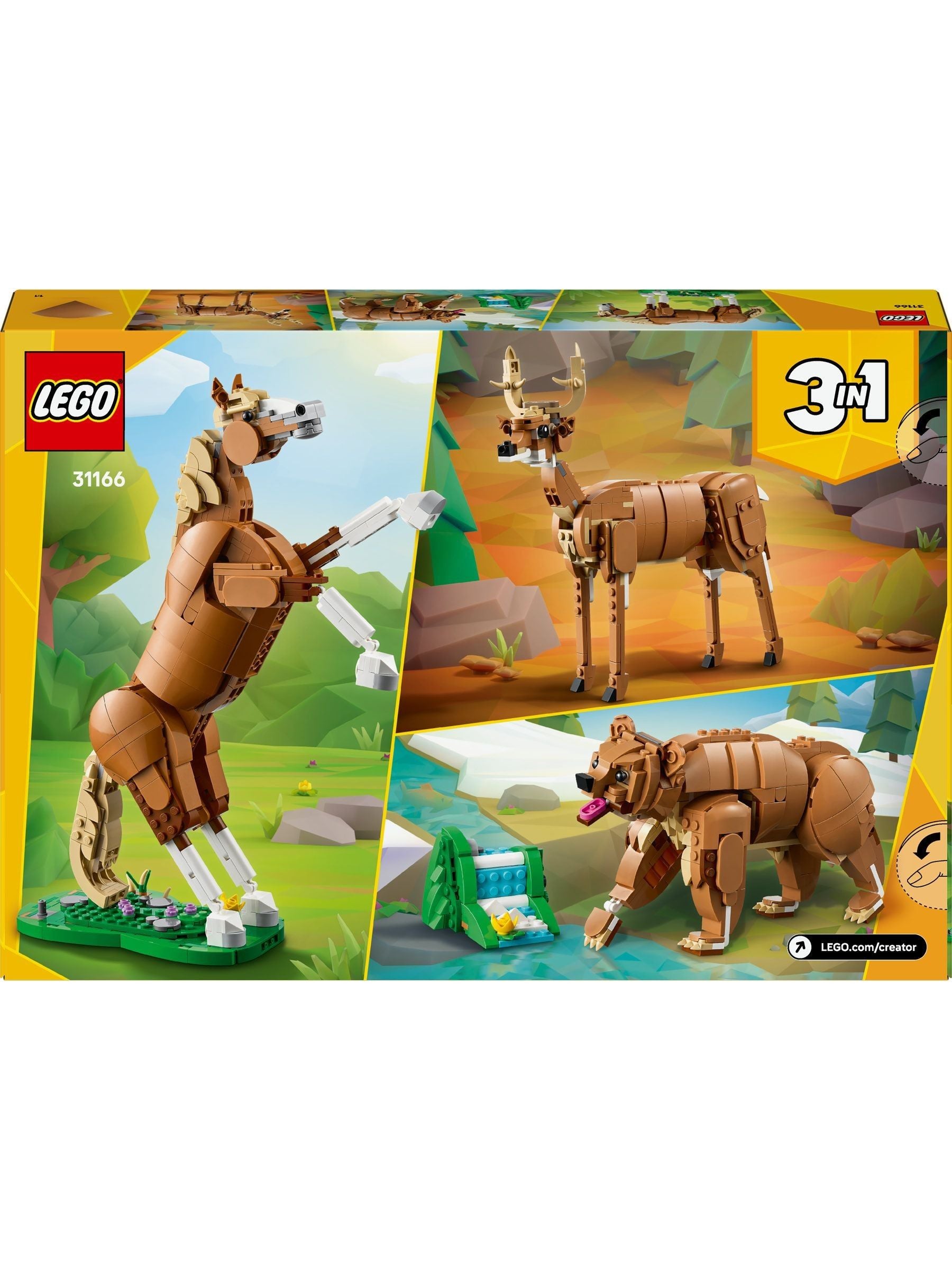 LEGO Creator beautiful horse building set 31166 (British brand)
