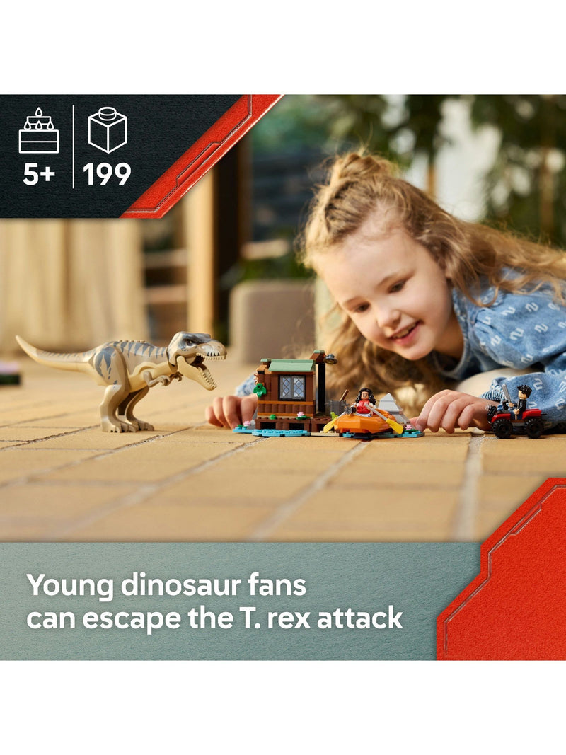 LEGO Jurassic World T-rex River Escape building set - British product