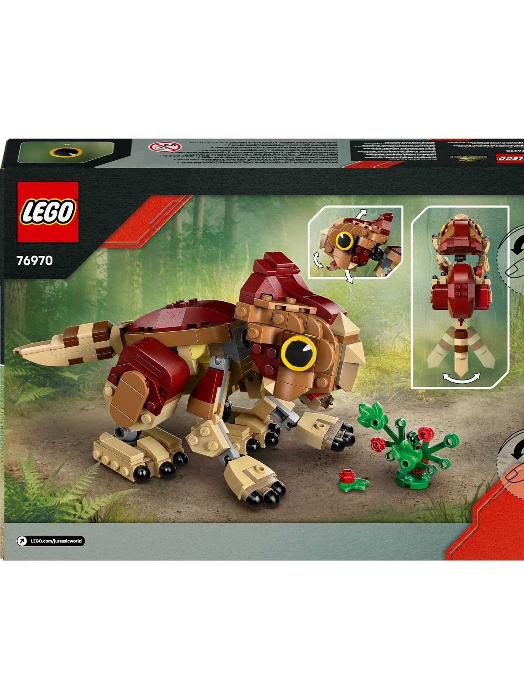 LEGO Baby Aquilops dinosaur figure buildable toy, UK version