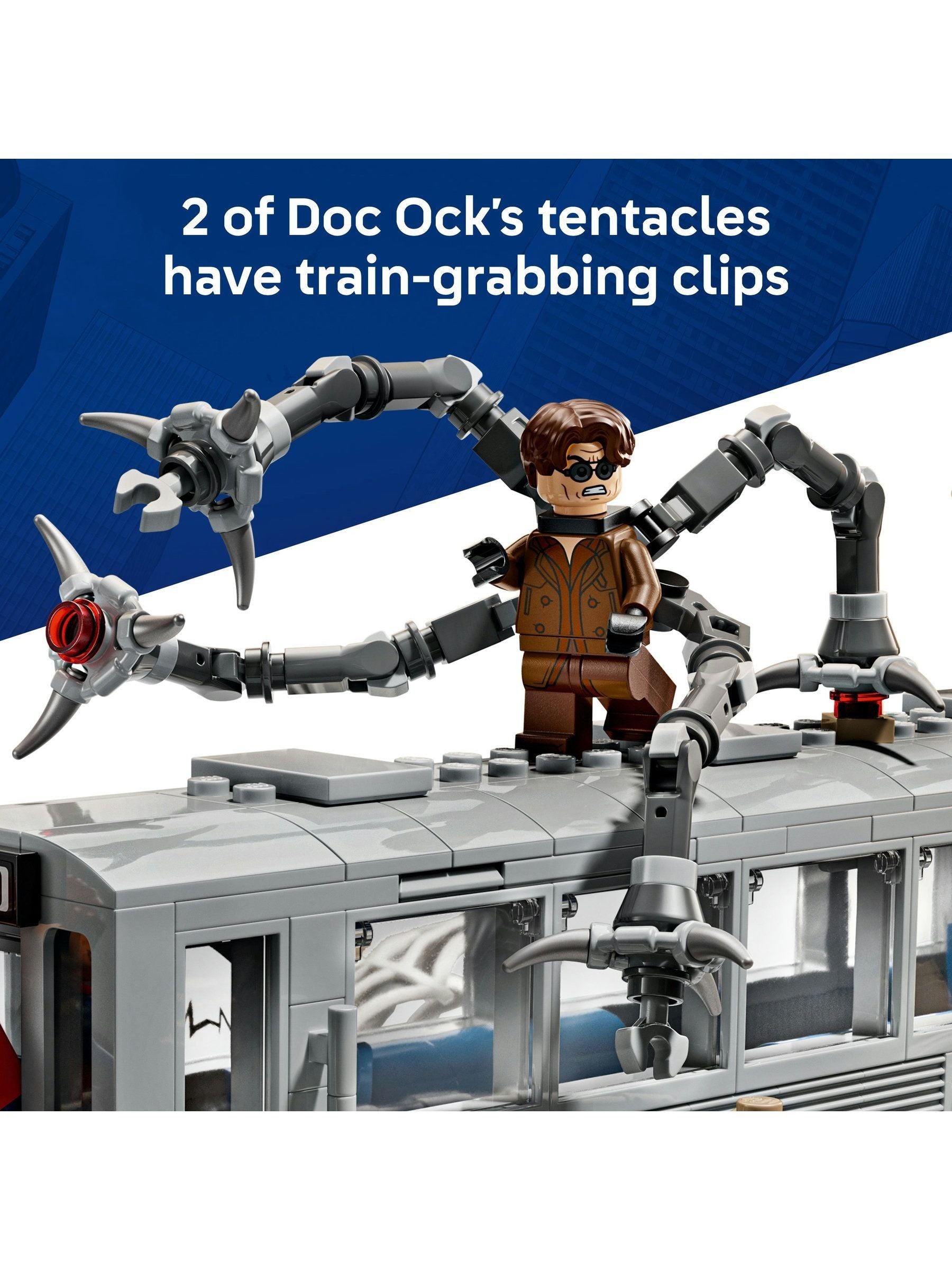 LEGO building toy set Spider-Man VS Doc Ock 76321, imported from the UK