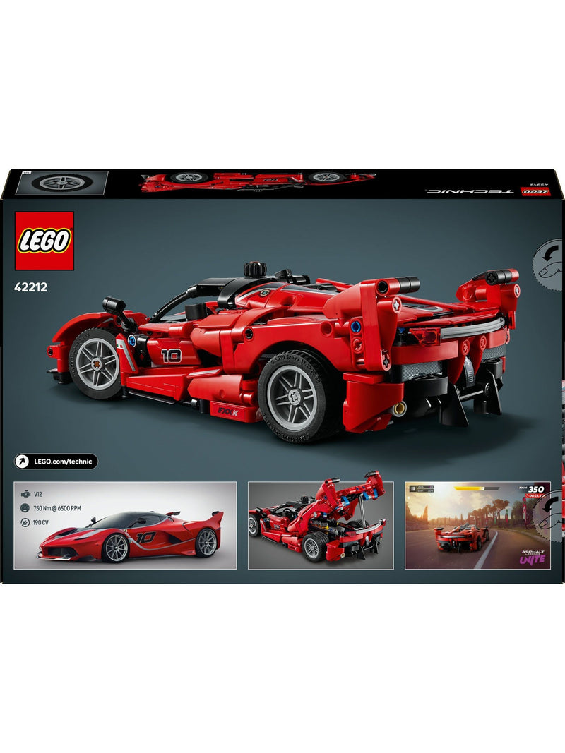 LEGO Technic Ferrari FXX K model race car toy (British brand)