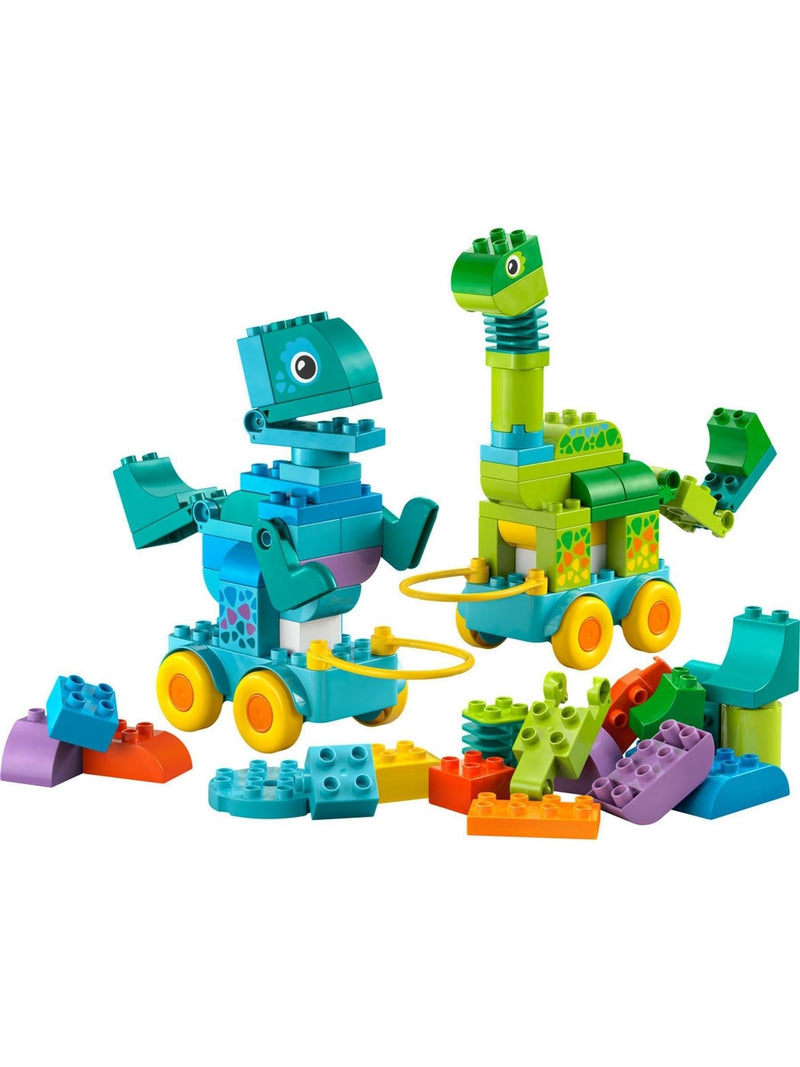 LEGO DUPLO dinosaurs on wheels building toy set - British product