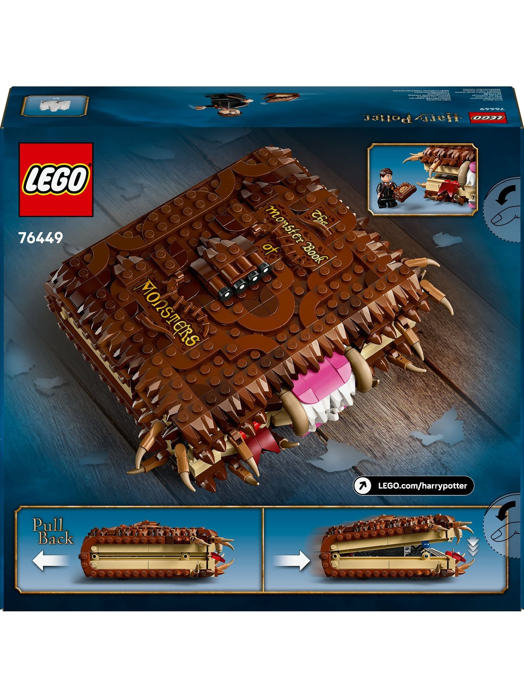 LEGO Harry Potter Monster Book of Monsters building set - British product
