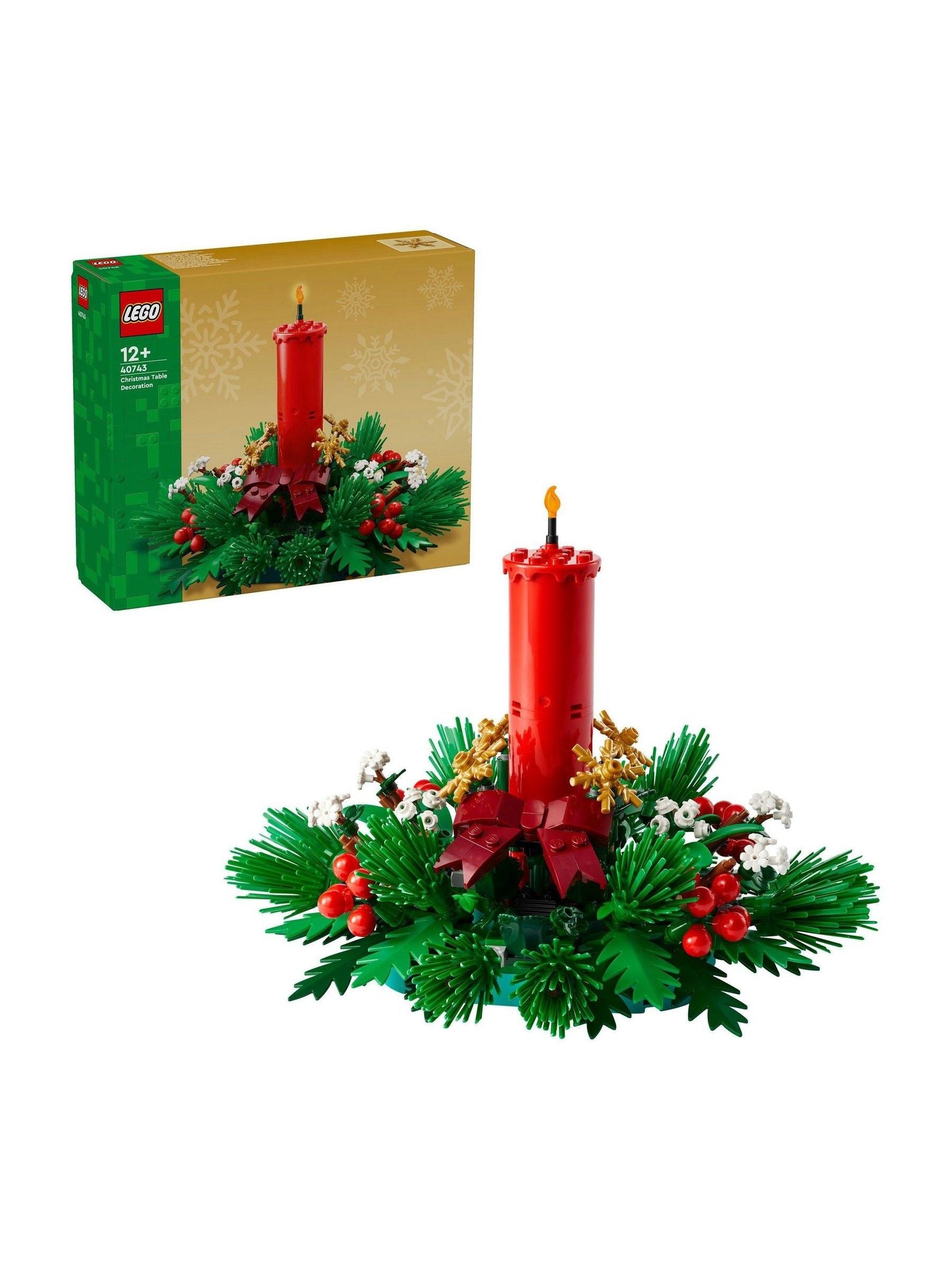LEGO Christmas table centrepiece 40743, UK version