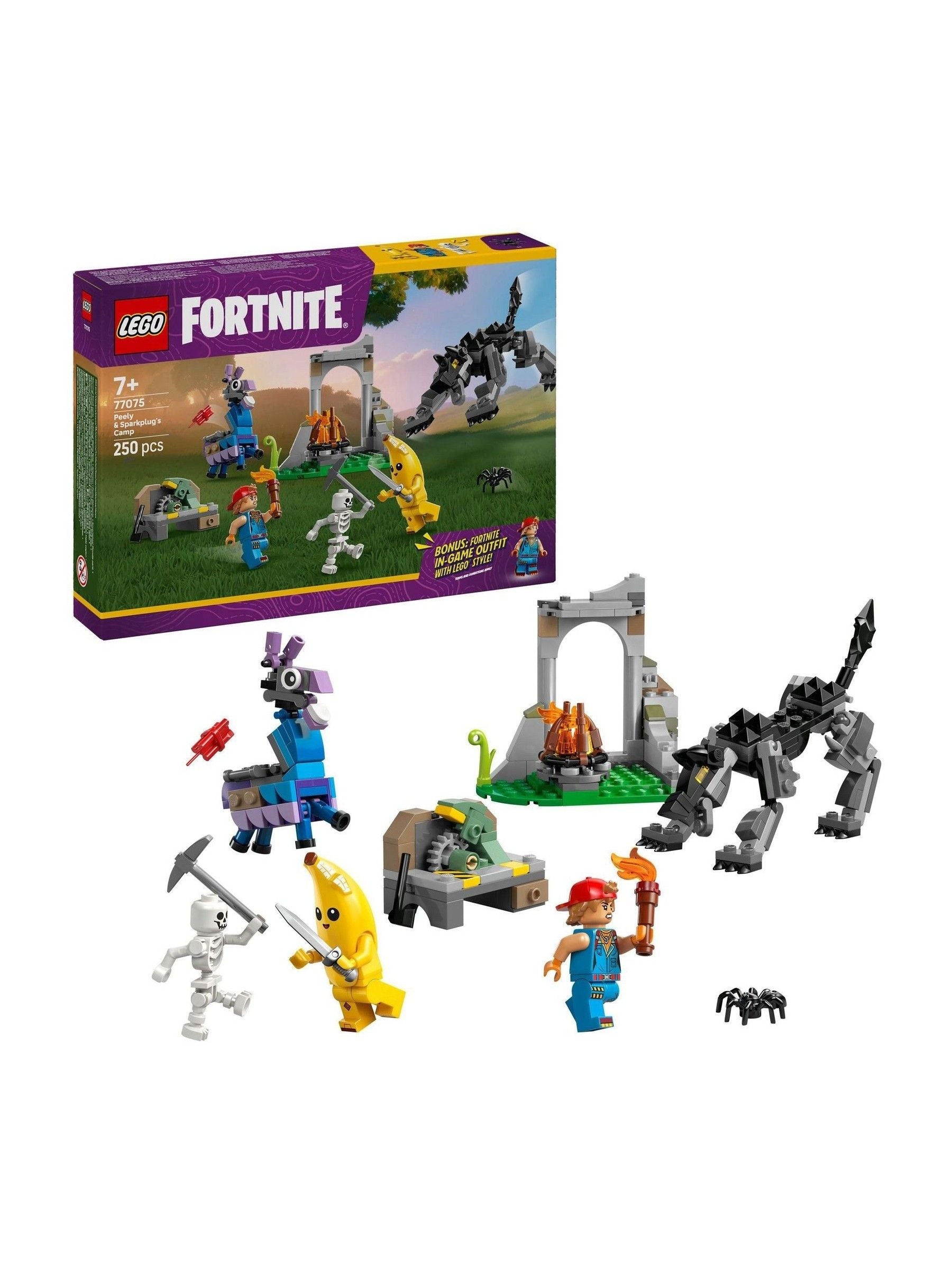 LEGO Fortnite Peely Camp building set 250 pieces, UK version