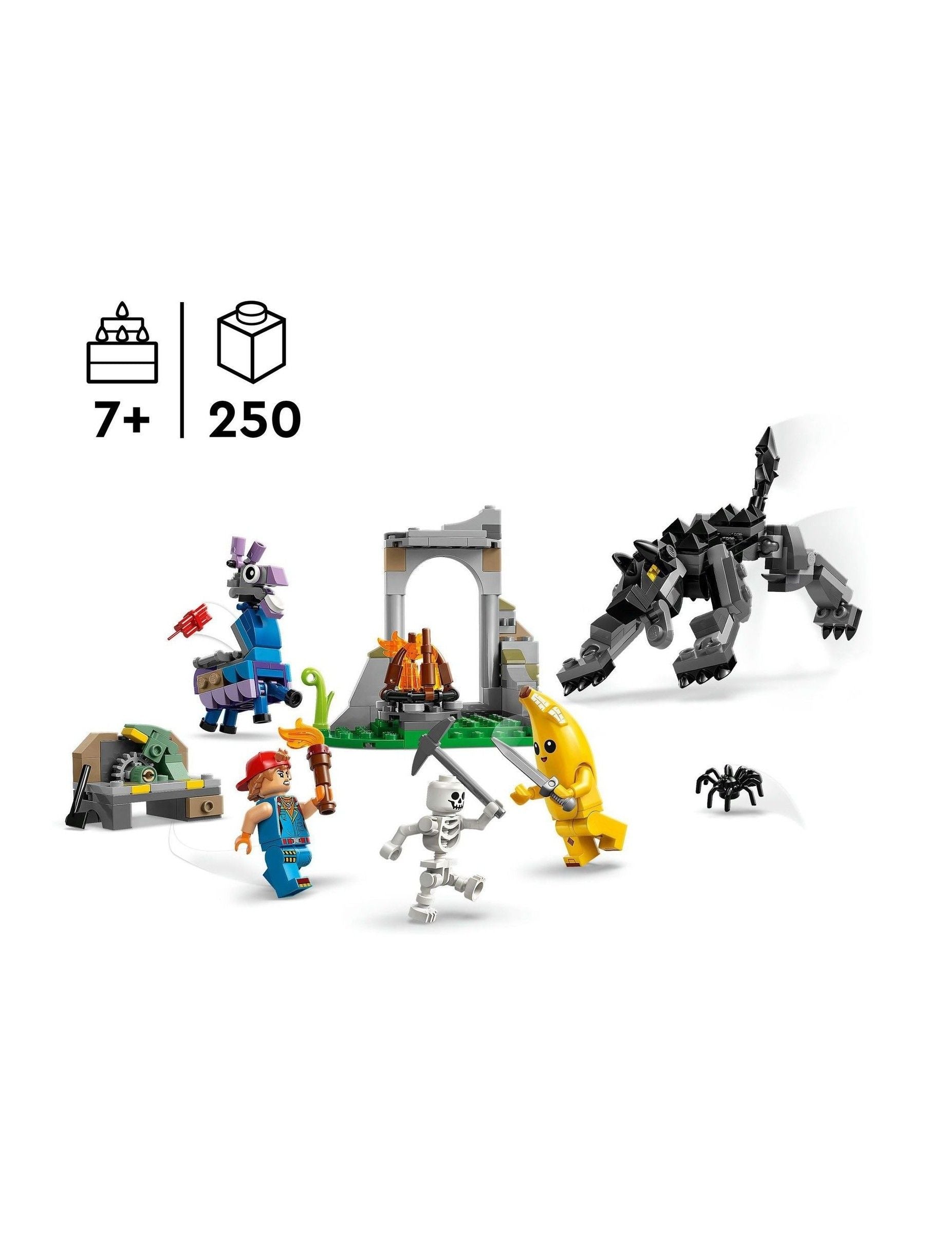 LEGO Fortnite Peely Camp building set 250 pieces, UK version