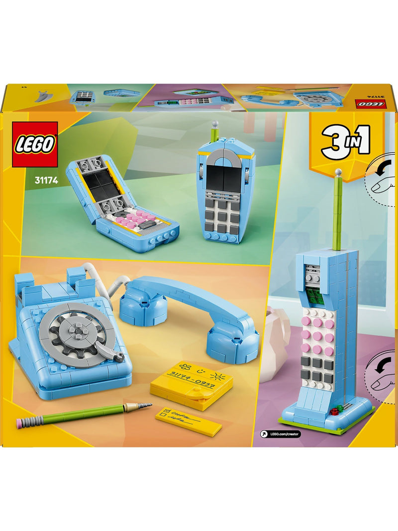 LEGO Creator 3-in-1 Retro Telephone building set 31174 - British product