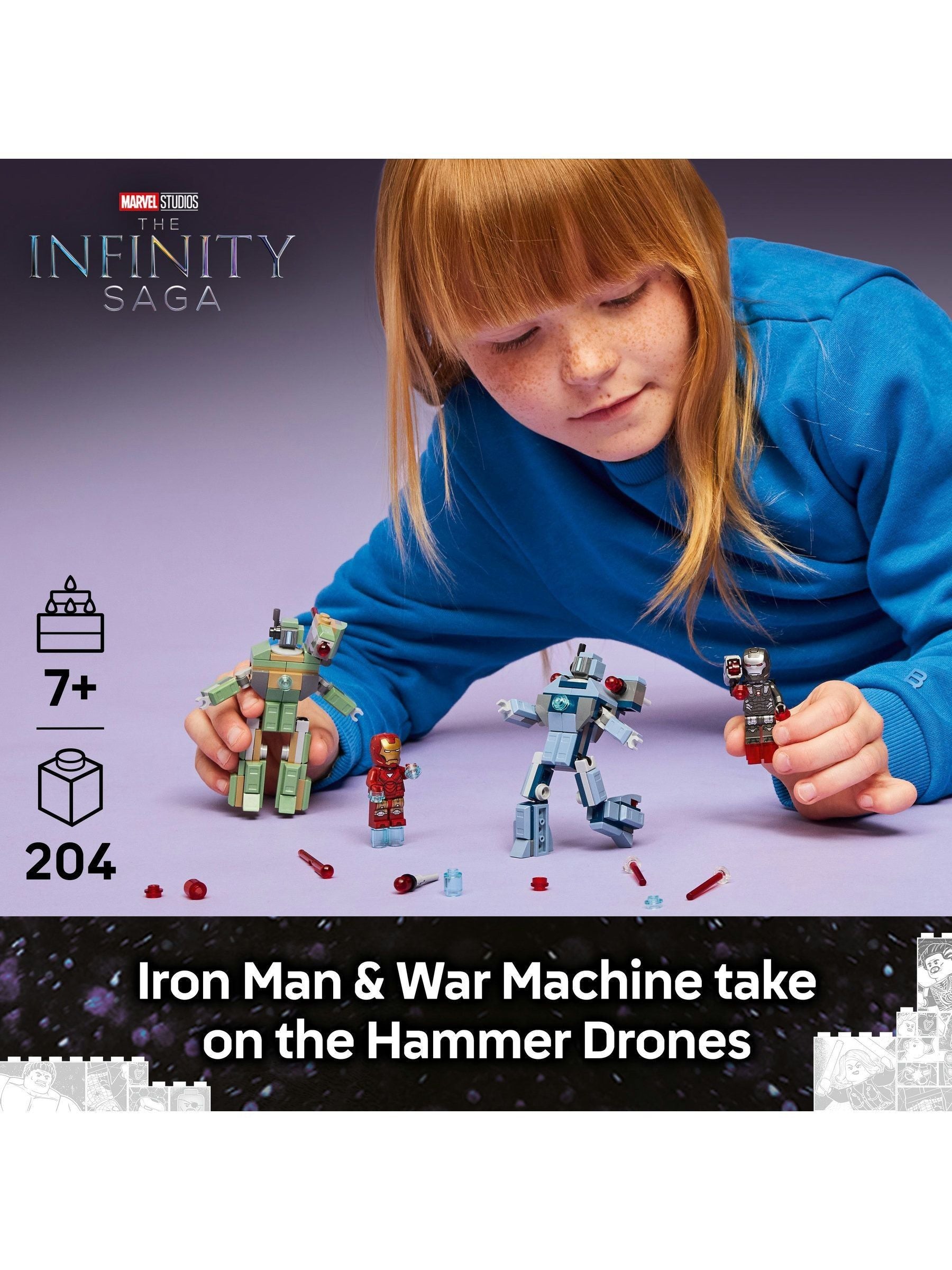 LEGO Iron Man War Machine building toy (British brand)