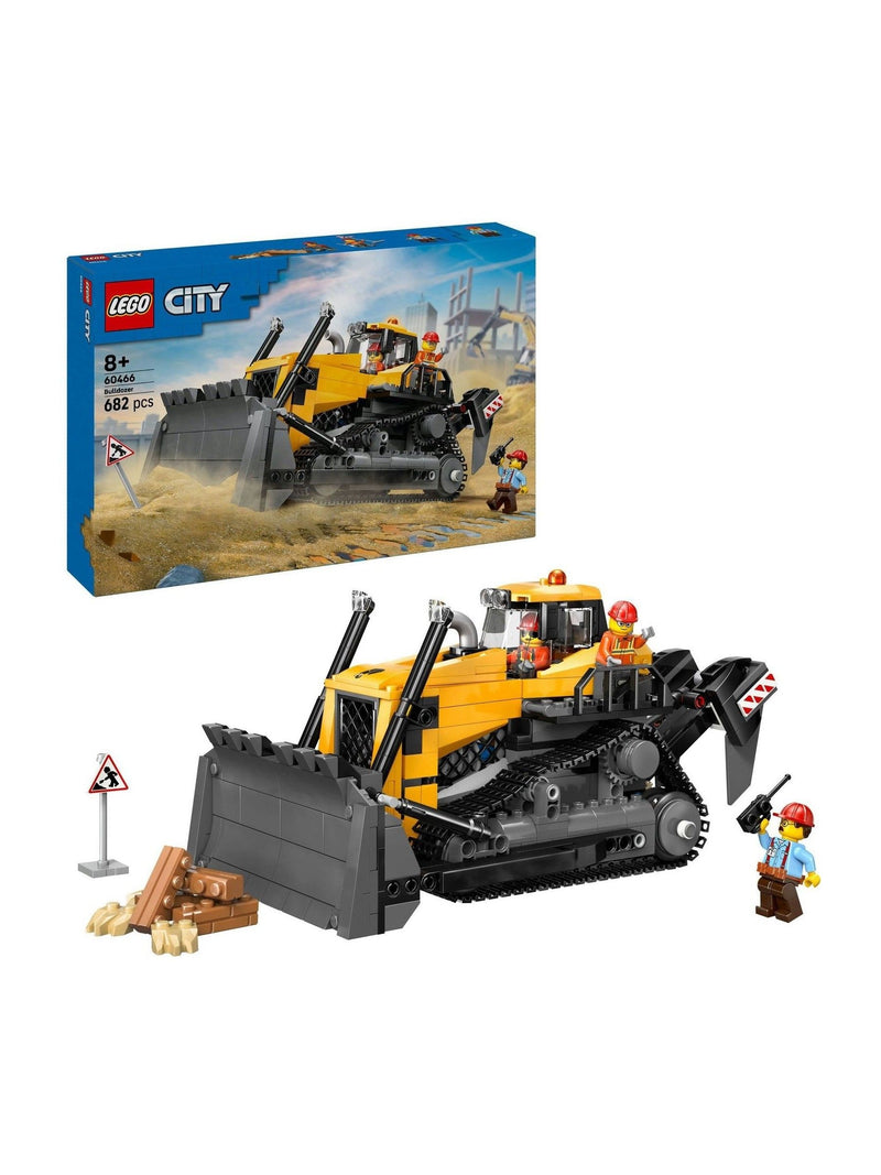 LEGO City Yellow Bulldozer construction toy 60466 - British product