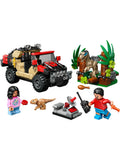 LEGO Jurassic World Raptor Off-Road Escape dinosaur toy set 285 pieces, imported from the UK