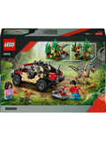 LEGO Jurassic World Raptor Off-Road Escape dinosaur toy set 285 pieces, imported from the UK