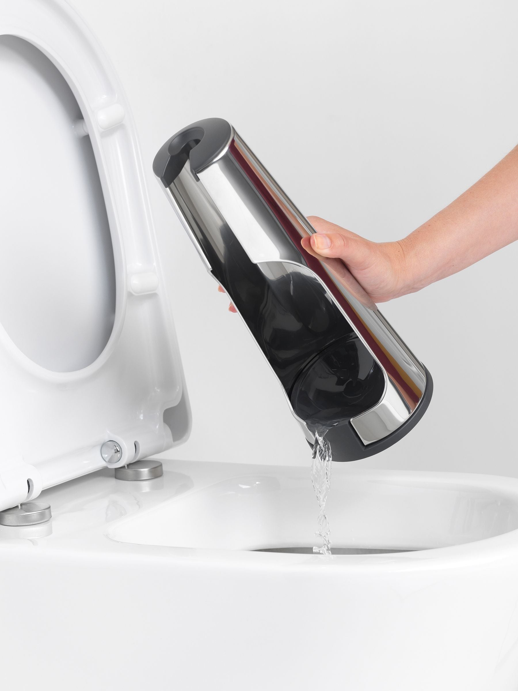 Brabantia ReNew toilet brush and holder - British product