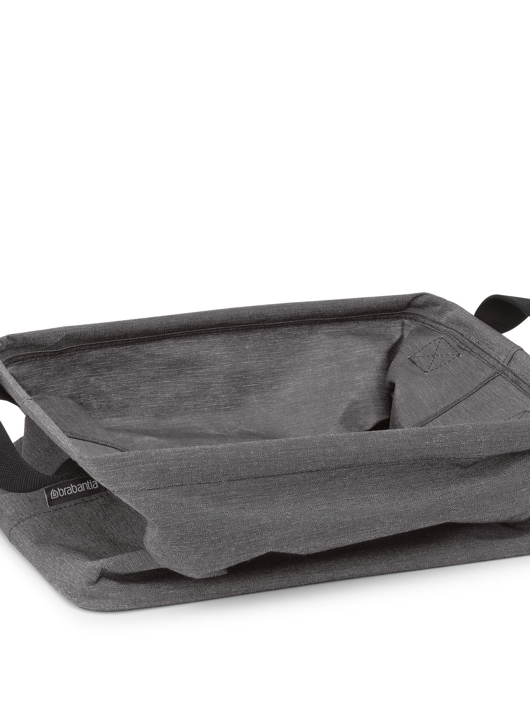 Brabantia Pepper Black foldable laundry basket, UK version