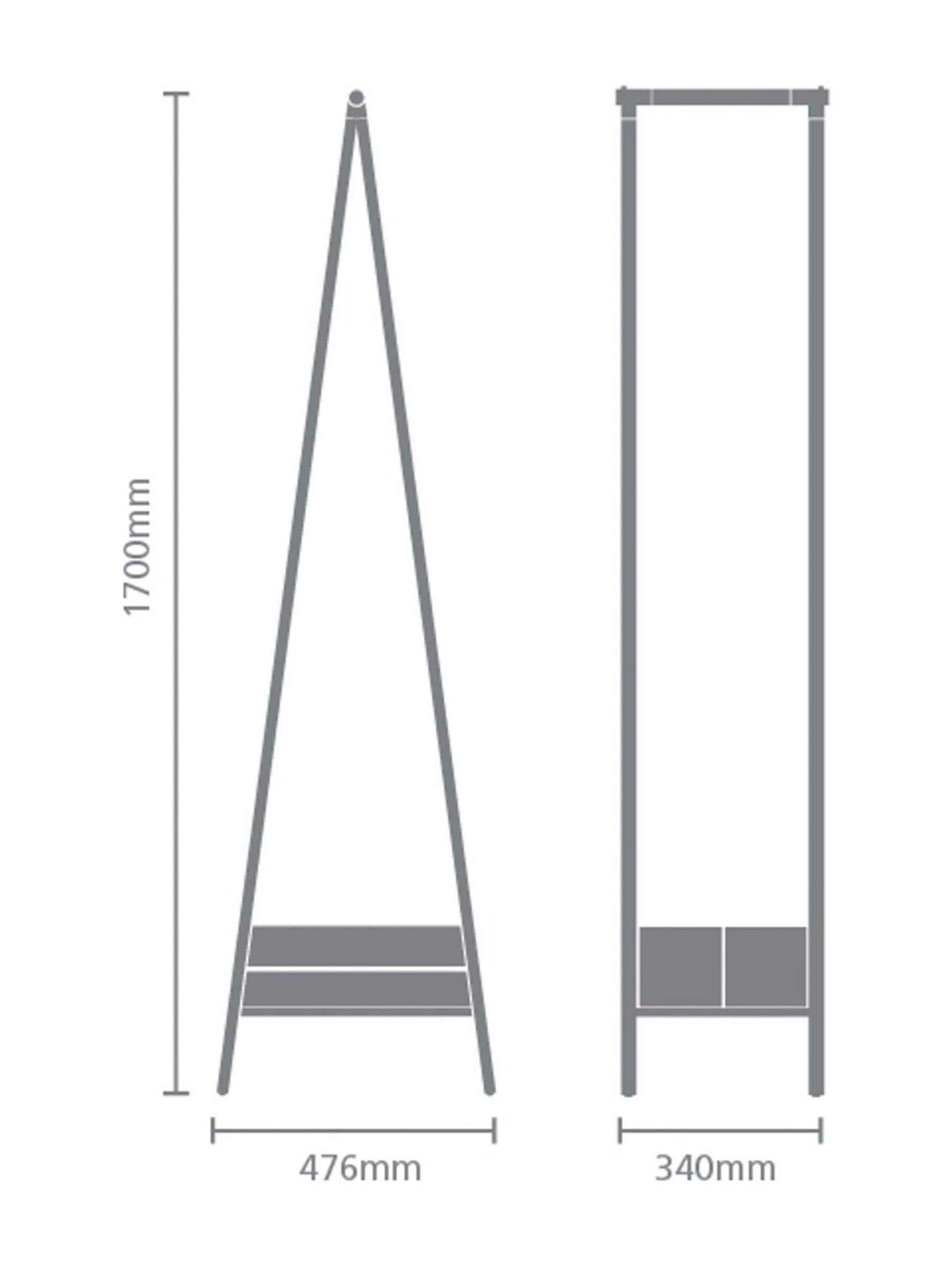 Brabantia Linn compact clothes rack white, UK version