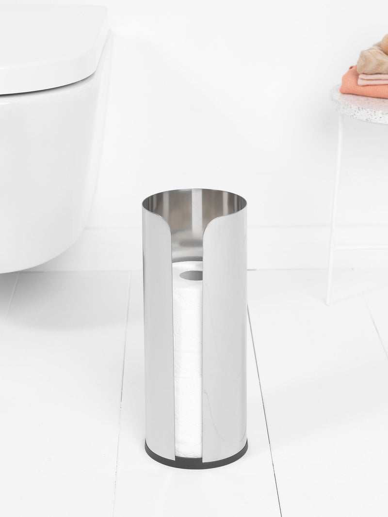Brabantia Brilliant Steel ReNew Toilet Roll Dispenser One - British product