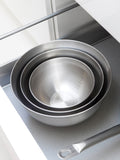 Brabantia Matt Steel Profile mixing bowl set, UK version