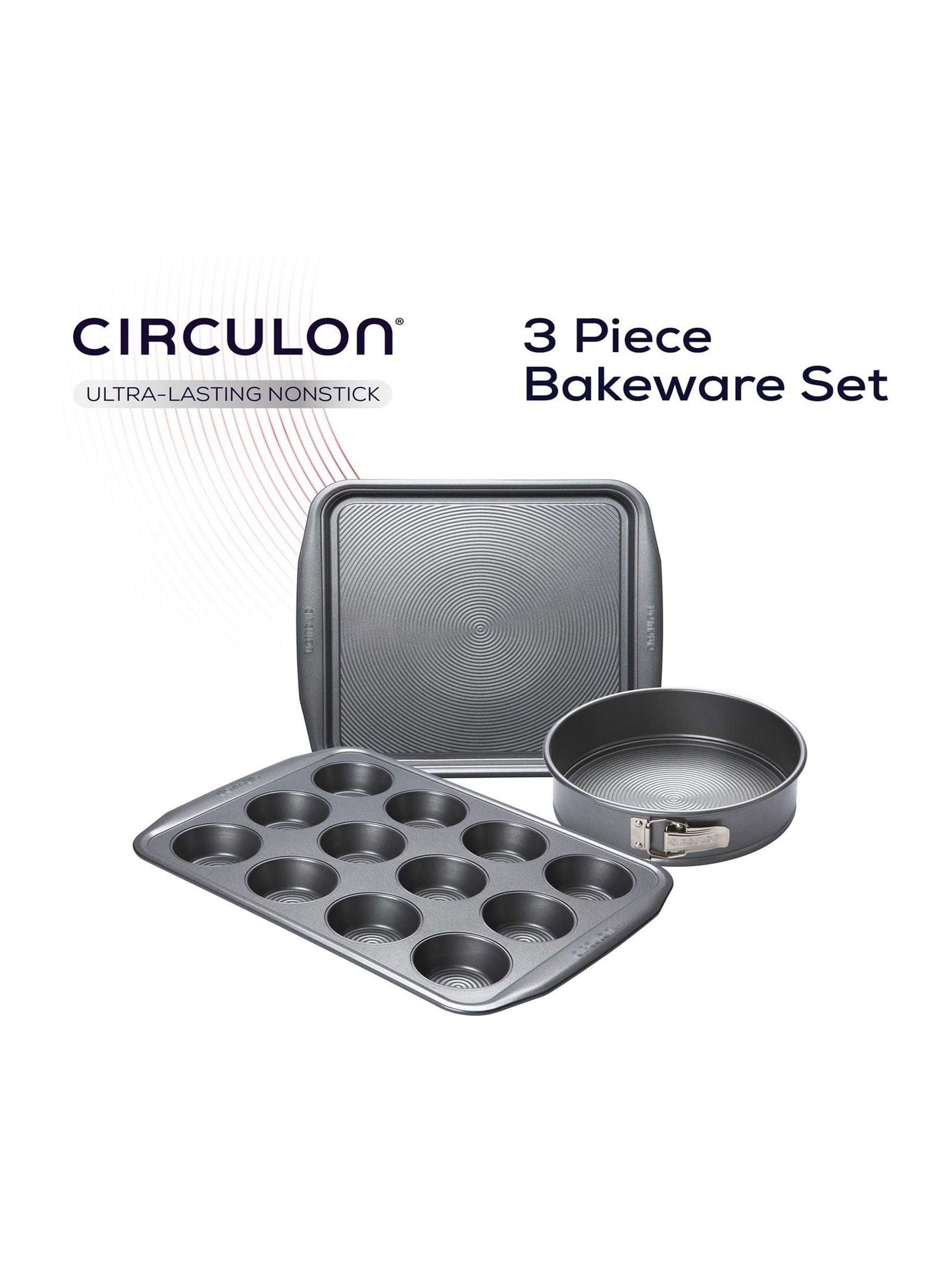 Circulon Grey Momentum Non Stick 3 Piece Bakeware Set