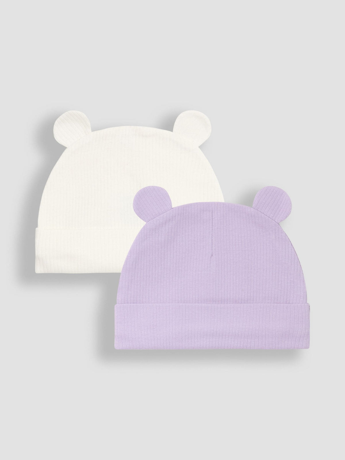 JoJo Maman Bébé bear ear hat 2-pack, imported from the UK