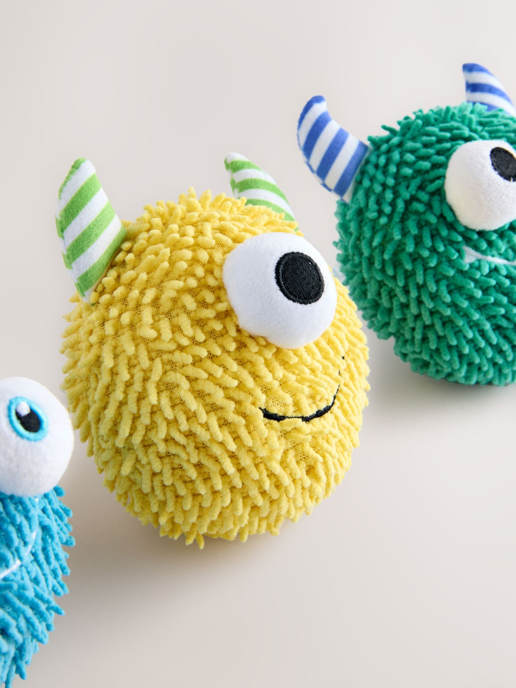 Multi Monster Dog Toy polyester dog toy 14cm, imported from the UK