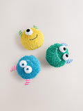 Multi Monster Dog Toy polyester dog toy 14cm, imported from the UK