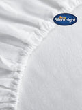 Silentnight white brushed cotton fitted sheet (British brand)