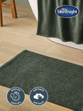 Silentnight green textured knot bath mat 50x80cm, imported from the UK