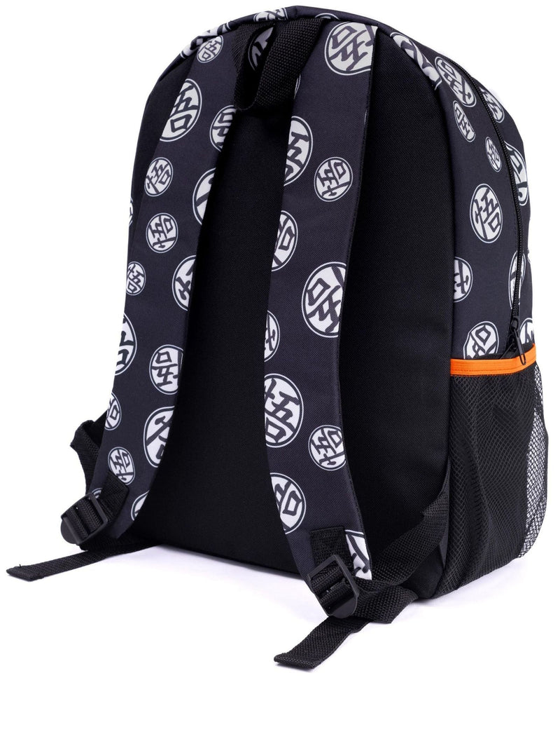 Vanilla Underground Black Dragon Ball Z backpack set 4 piece, imported from the UK