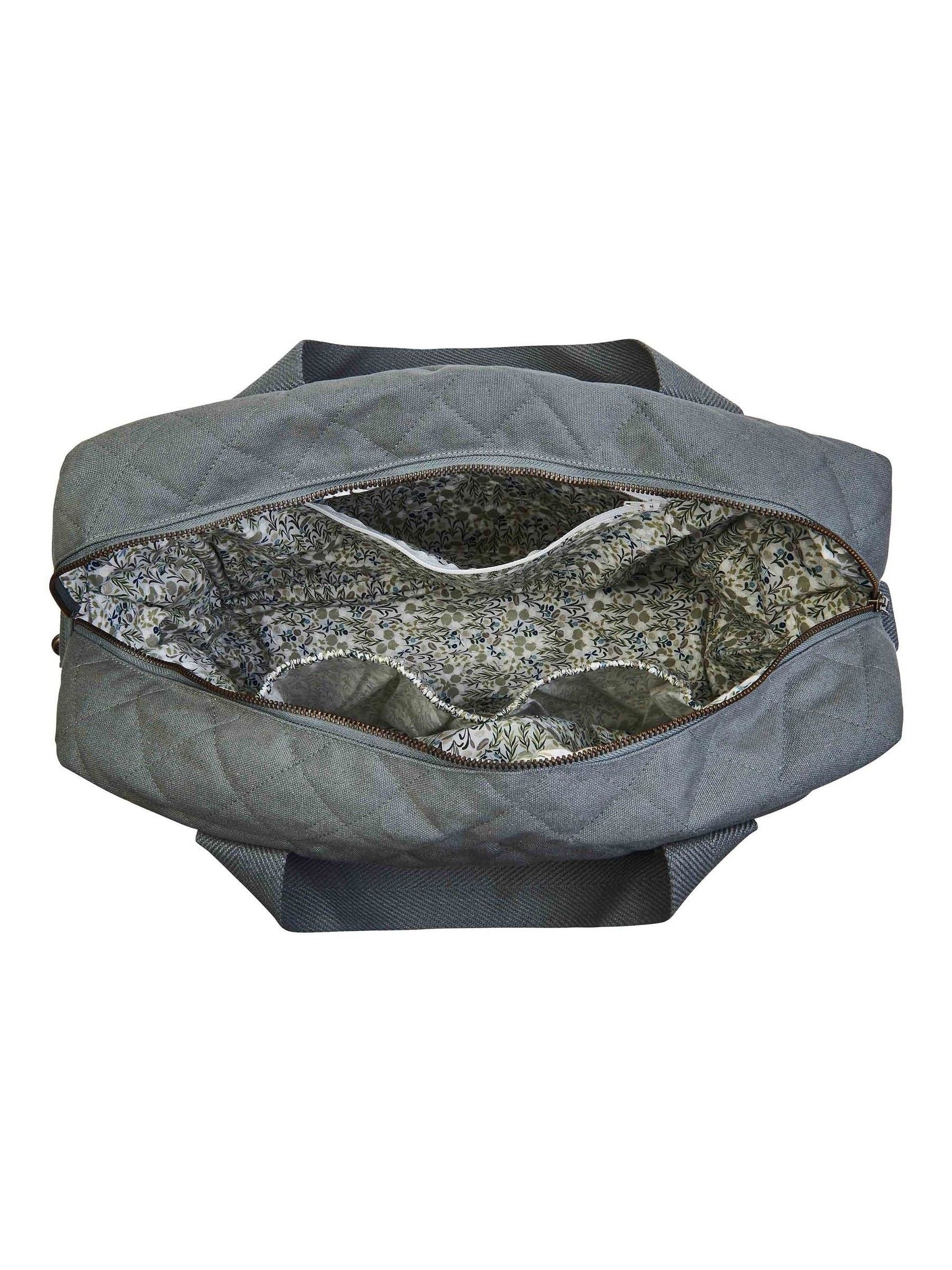 Avery Row Flint Grey changing bag (British brand)